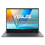 Laptopy - ASUS Vivobook S16 S3607QA-PL013W Qualcomm Snapdragon X1-26-100 16" WQXGA 16 GB RAM 1 TB SSD Wi-Fi 6E (802.11ax) Windows 11 Home Niemiecki Szary - miniaturka - grafika 1