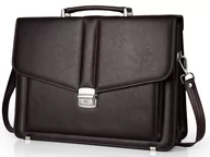 Teczki i aktówki - Solome, Aktówka, Milford, brązowa - miniaturka - grafika 1