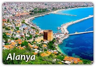 Magnesy - ALANYA - Port - Twierdza - Magnes na lodówkę - miniaturka - grafika 1