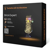 Klocki - Brick Expert, Oświetlenie LED, do klocków, Rękawica Nieskończoności Thanosa 76191 Marvel - miniaturka - grafika 1