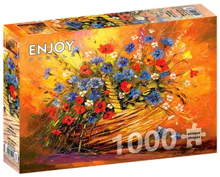 Puzzle, Kosz z kwiatami, 1000 el. - Puzzle - miniaturka - grafika 1