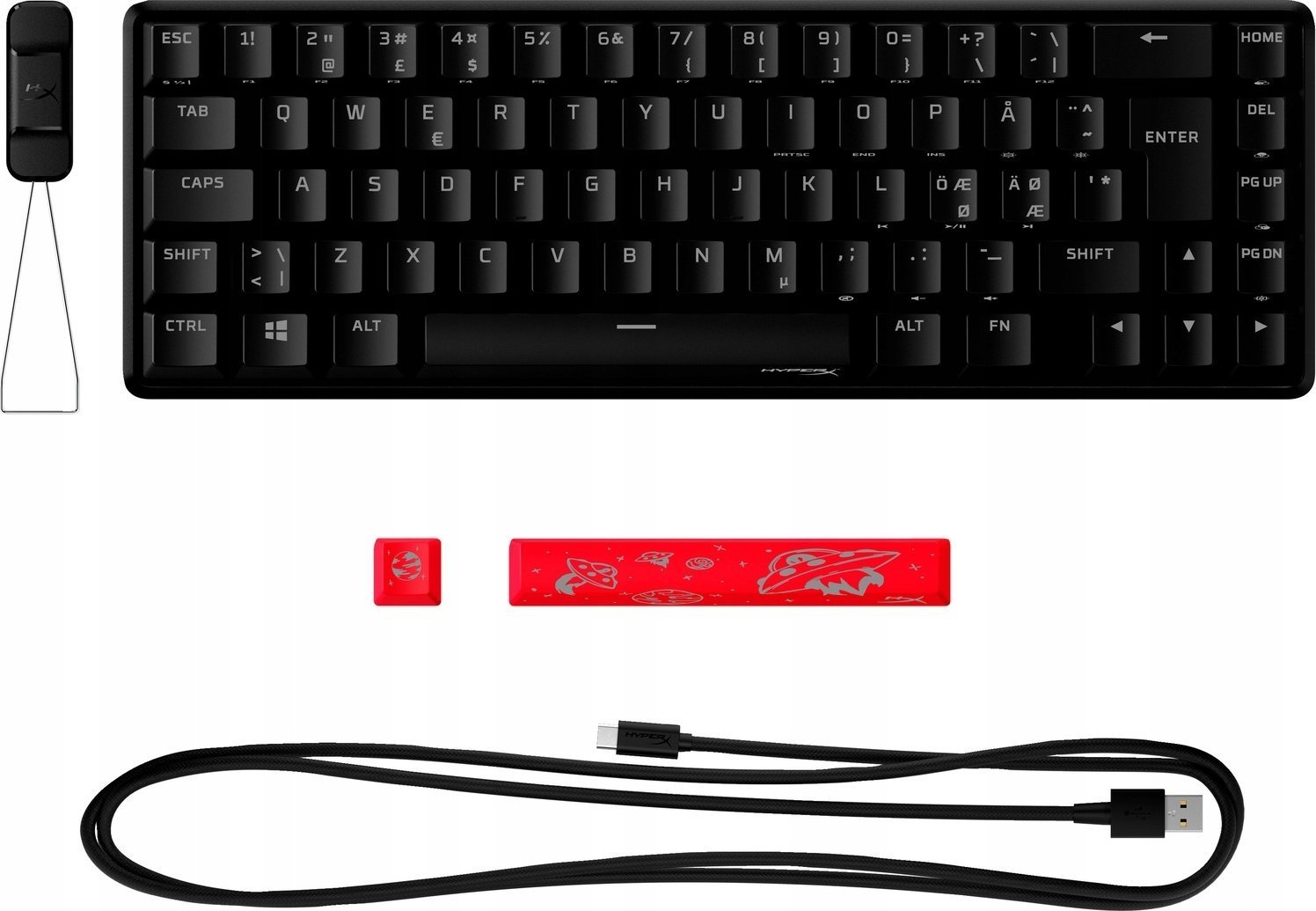 HyperX Klaviatūra ALLOY ORIGINS 65/NOR 4P5D6AN#UUW HYPERX