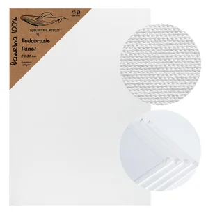PŁÓTNO MALARSKIE 24x30 GRUBE aż 350g/m² PODOBRAZIE BAWEŁNIANE DO MALOWANIA - Podobrazia, bloki, papiery - miniaturka - grafika 1