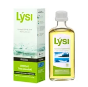 Witaminy i minerały - Lysi Tran Islandzki o smaku cytrynowo-miętowym, 240 ml - miniaturka - grafika 1