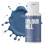 Dodatki do ciast w proszku - Barwnik olejowy do mas tłustych kremu czekolady niebieski colour mill 20ml - miniaturka - grafika 1