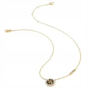 Naszyjniki - Naszyjnik GUESS Life In 4G kółko czarne - miniaturka - grafika 1