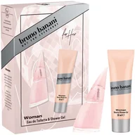 Zestawy perfum damskich - Bruno Banani Woman Zestaw woda perfumowana 30 ml + żel pod prysznic 50 ml - miniaturka - grafika 1