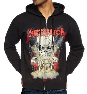 bluza METALLICA - LIGHTNING BORIS rozpinana z kapturem-S - Bluzy męskie - miniaturka - grafika 1