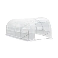 Szklarnie ogrodowe - Leziter Namiot foliowy 200x300x450 cm ze wzmocnionym stelażem + przezroczysta folia - miniaturka - grafika 1