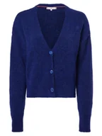 Swetry damskie - Tommy Hilfiger Kardigan damski z dodatkiem alpaki Kobiety niebieski jednolity, M - miniaturka - grafika 1