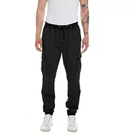 Spodnie męskie - Replay Spodnie męskie, 098 BLACK, 30W - miniaturka - grafika 1