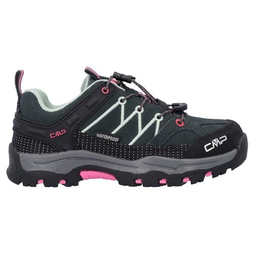 CMP Dziecięce buty trekkingowe Rigel Low WP 3Q13244 niebieskie (Lake-Gloss), 37