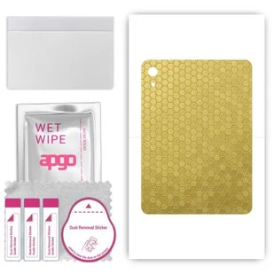 folia naklejka skórka strukturalna na TYŁ do Apple iPad 2022 - Plaster Miodu Złoty - apgo SKINS - Akcesoria do tabletów i e-booków folia naklejka skórka strukturalna na TYŁ do Apple iPad 2022 - Plaster Miodu Złoty - apgo SKINS - Akcesoria do tabletów i e-booków - miniaturka - grafika 1
