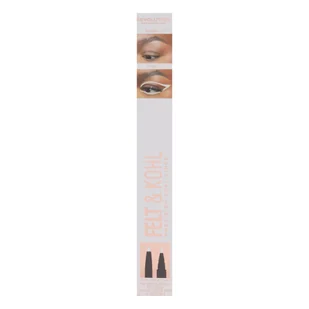 MAKEUP REVOLUTION Felt & Kohl Eyeliner White 0,16g White 0.2 g - Eyelinery - miniaturka - grafika 1
