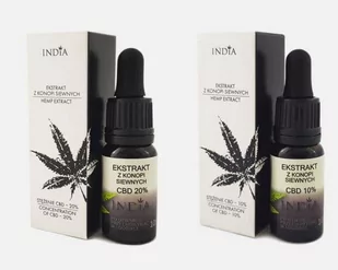 India Cosmetics EKSTRAKT Z KONOPI IZOLAT CBD ZESTAW 20% + 30% CZYSTE CBD 99,4% - Suplementy naturalne - miniaturka - grafika 1