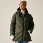 Kurtki i kamizelki sportowe damskie - Regatta Kurtka damska zimowa ocieplana Rusey Zielony, Rozmiar: 46 - miniaturka - grafika 1