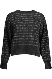 DESIGUAL SWETER DAMSKI CZARNY - Swetry damskie - miniaturka - grafika 1