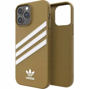 Adidas OR Moulded PU iPhone 13 Pro Max 6,7" beżowo-złoty/beige-gold 47807 - Etui i futerały do telefonów - miniaturka - grafika 1