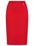 Spódnice - ApartFashion Damska spódnica z dzianiny, czerwona, normalna - miniaturka - grafika 1