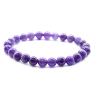 Bransoletki - Bransoletka Mocy - AMETYST Amethyst - miniaturka - grafika 1