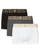Majtki męskie - Versace Komplet 3 par bokserek AU10326 Kolorowy - miniaturka - grafika 1