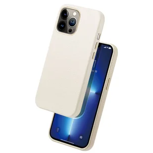Dux Ducis Roma skórzane etui do iPhone 13 Pro Max elegancki pokrowiec z naturalnej skóry biały - Etui i futerały do telefonów - miniaturka - grafika 2