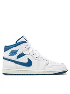 Sneakersy męskie - Nike Sneakersy Air Jordan 1 Mid Se FN5215 141 Biały - miniaturka - grafika 1