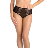 Komplety bielizny - Szorty siateczkowe z koronką Estel czarne, Teyli - miniaturka - grafika 1