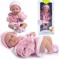 Lalki dla dziewczynek - LALKA BOBAS BABY GUMOWA W UBRANKU NIEMOWLAK - miniaturka - grafika 1