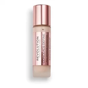 Makeup Revolution Conceal & Define podkład kryjący odcień F3 23 ml - Podkłady do twarzy - miniaturka - grafika 1