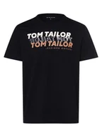 Koszulki męskie - Tom Tailor - T-shirt męski, niebieski - miniaturka - grafika 1