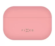 Akcesoria do słuchawek - Apple Etui Pokrowiec FIXED Silky pro Airpods Pro FIXSIL-754-PI) Różowe - miniaturka - grafika 1
