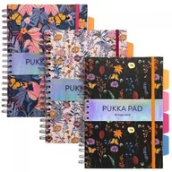 Zeszyty szkolne - Paczka Kołozeszyt Pukka Pad B5 Project Book Bloom 3 Szt Mix - miniaturka - grafika 1