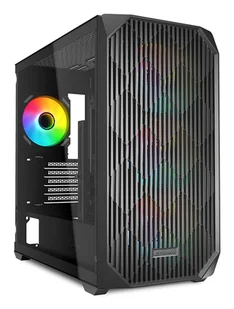 Sharkoon MK3 RGB Micro Tower Czarny - Obudowy komputerowe - miniaturka - grafika 1