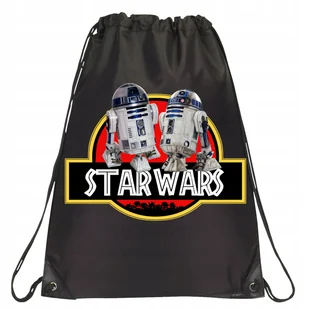 P018 PLECAK WOREK NA BUTY GWIEZDNE WOJNY ROBOT R2-D2 JURASSIC STAR WARS - Torby szkolne - miniaturka - grafika 1