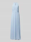 Sukienki - Długa sukienka z wycięciem w kształcie łezki model ‘MILINA’ - miniaturka - grafika 1