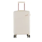 Walizki - Walizka kabinowa Semi Line T5757-2 Écru - miniaturka - grafika 1