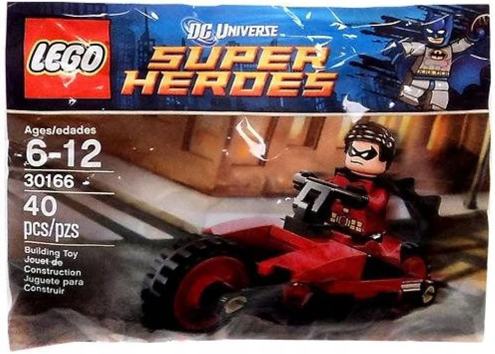 LEGO SUPER HEROES DC 30166 UNIKAT ROBIN MOTOCYKL BATMAN MISB 2013