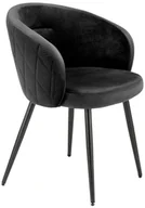 Krzesła - Krzesło Halmar K430 Czarny - miniaturka - grafika 1