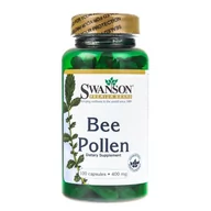 Suplementy naturalne - Swanson Bee Pollen 400 mg, 100 kapsułek - miniaturka - grafika 1