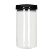 Pojemniki kuchenne - Hario Hario Glass Canister L - Pojemnik szklany 1000ml MCN-300B - miniaturka - grafika 1