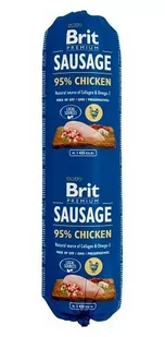 Brit Premium sausage chicken 800 g - Mokra karma dla psów - miniaturka - grafika 1