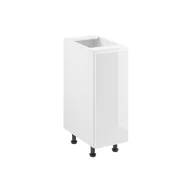 Szafki kuchenne - Szafka Dolna Stojąca 1 Drzwi D30 Lewa Aspen Gała Meble Grey Połysk - miniaturka - grafika 1