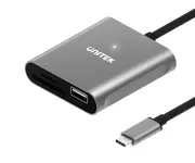 Czytniki kart pamięci - Unitek USB-C - SD microSD USB - miniaturka - grafika 1