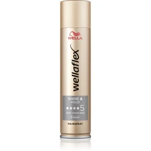 Wella Wellaflex Lakier Połysk i Trwałość  250ml - Kosmetyki do stylizacji włosów - miniaturka - grafika 1