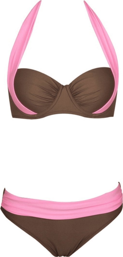 Pan i Pani Gadżet Strój kąpielowy usztywniany RÓŻOWY NISKI STAN M