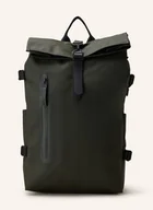 Torby na laptopy - Rains Plecak Rolltop Large Z Przegrodą Na Laptop gruen - miniaturka - grafika 1