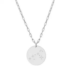 Naszyjnik damski znaki zodiaku konstelacje ze stali szlachetnej Lew - Manoki - Naszyjniki - miniaturka - grafika 1