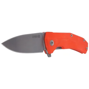 Nóż składany LionSteel KUR G10 Orange, Stone Washed Blade (KUR OR) - Noże - miniaturka - grafika 2