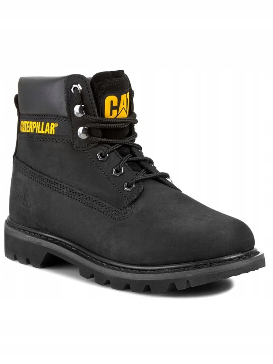 CATERPILLAR TRZEWIKI MĘSKIE SKÓRZANE CZARNE 42 16GA